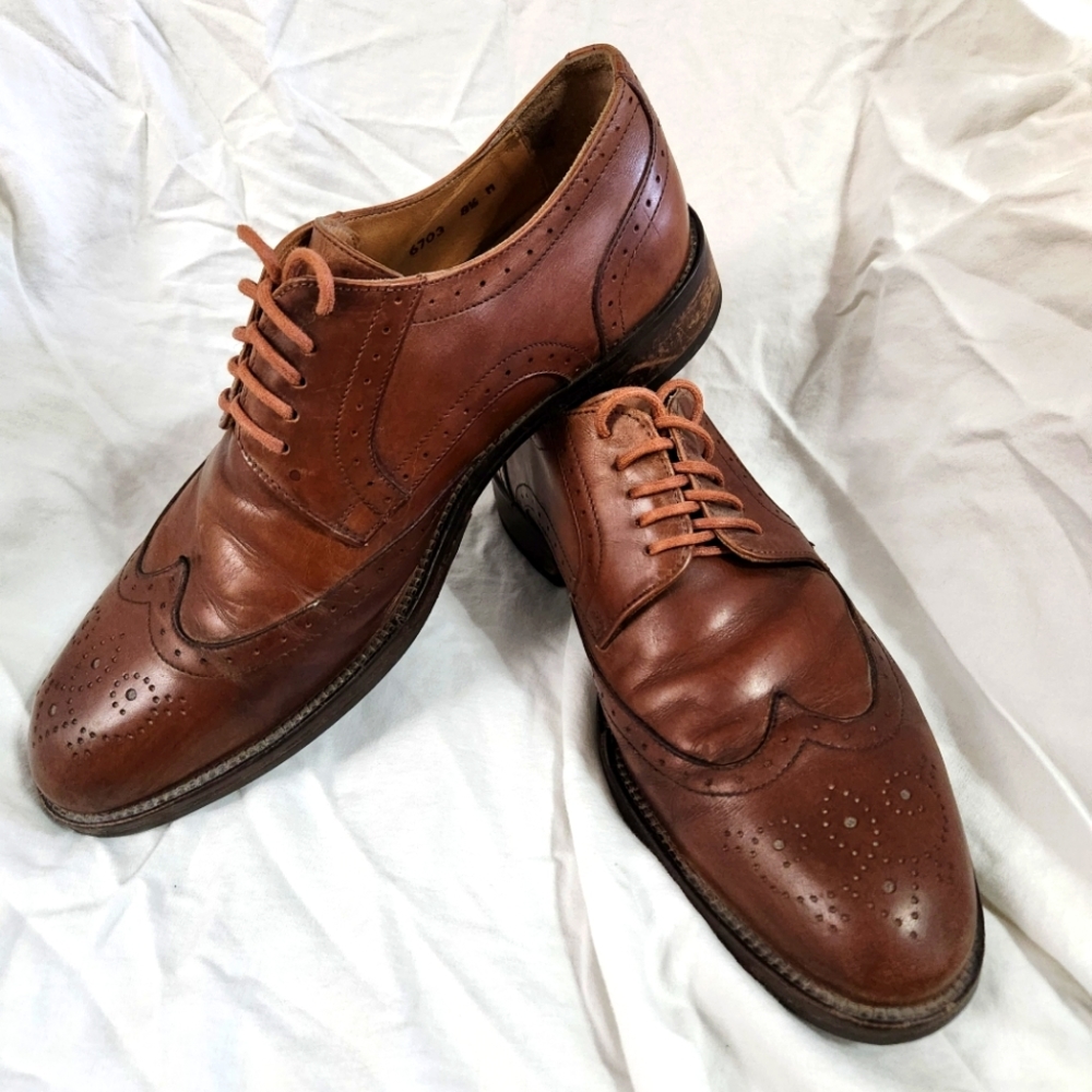 Mercanti Fiorentini Italian Leather Wingtips